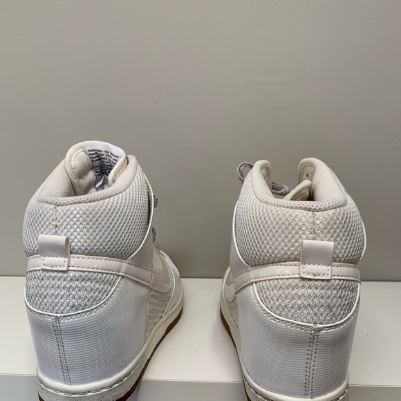 Nike white leather sky hi wedge - Picture 5 of 6